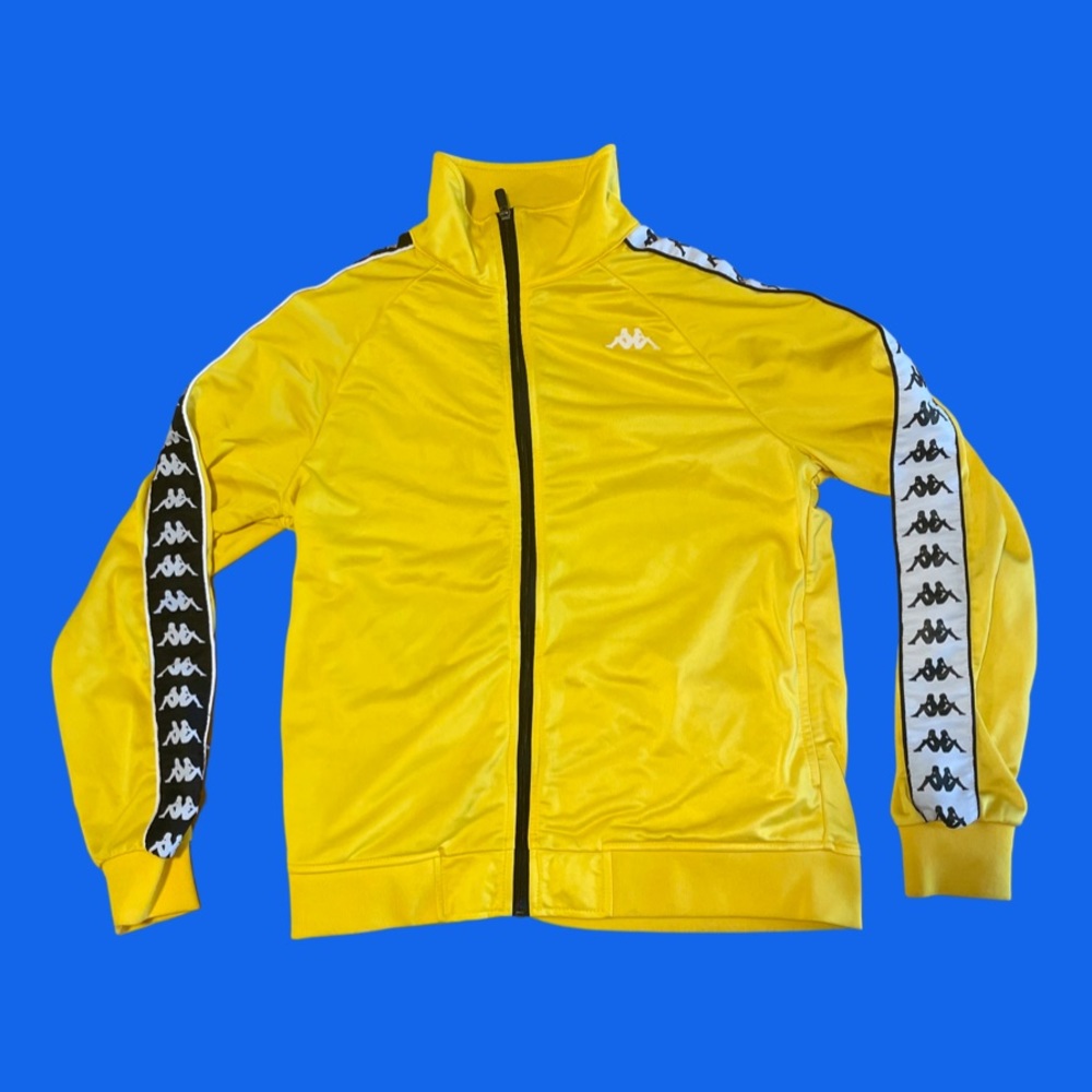 Kappa tracksuit with irregular black/ white sleeves